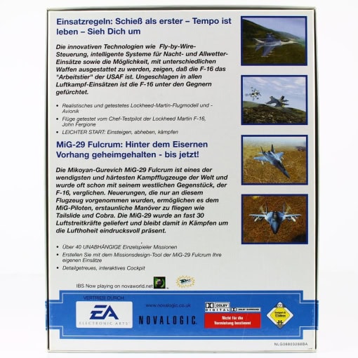 F-16 Multirole Fighter & MiG-29 Fulcrum (PC Big Box - Classics - Tysk æske) - Image 2