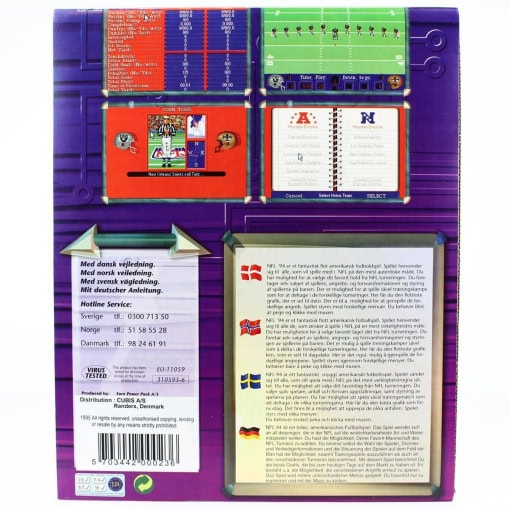 NFL 94 (PC Big Box, Euro Power Pack) - Image 2