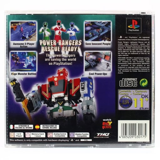 Power Rangers Lightspeed Rescue (PS1) - Image 2