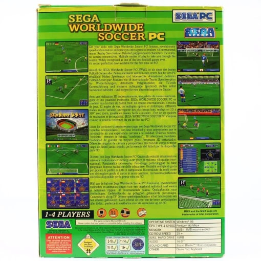 Sega Worldwide Soccer (PC Big Box) - Image 2