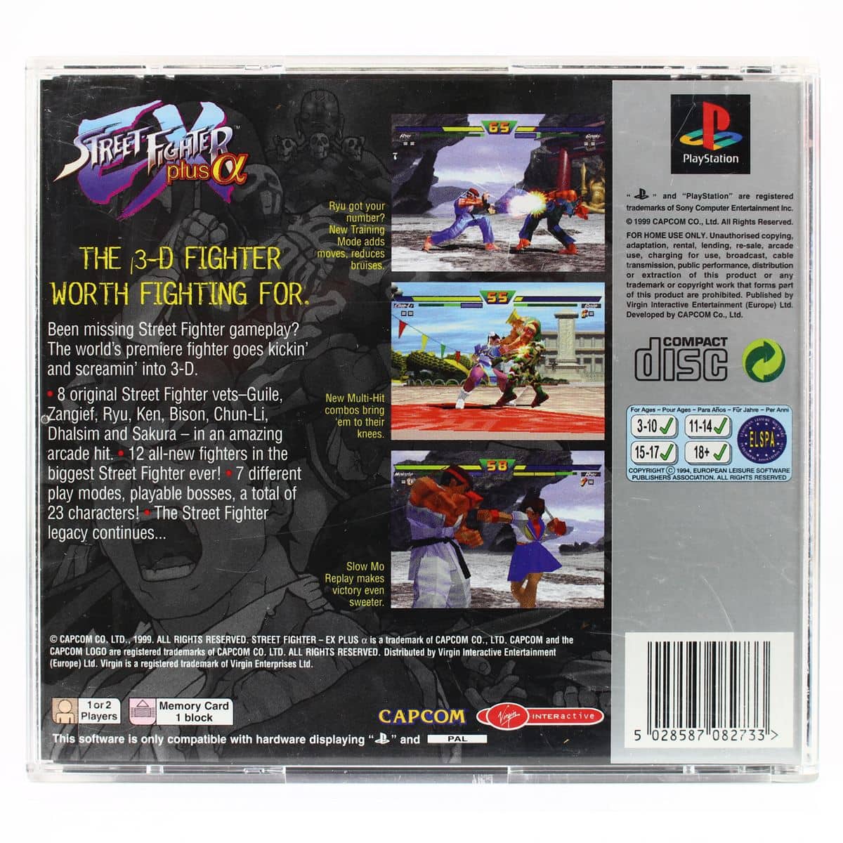 Street Fighter EX Plus Alpha (PS1) - WTS Retro - Køb spillet her