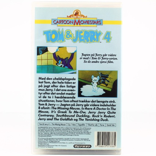 Tom & Jerry 4 - Jagten på Jerry går videre (VHS) - Image 2