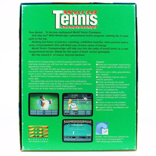 World Tennis Championships (PC Big Box) - Image 2