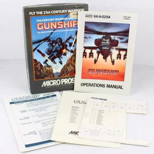 Gunship (Atari ST - uden diskette) - Image 3