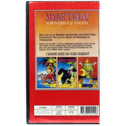 Mark Twain - Forunderlige verden (VHS) - Image 2