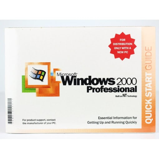 Microsoft Windows 2000 Professional (Engelsk - Ny)