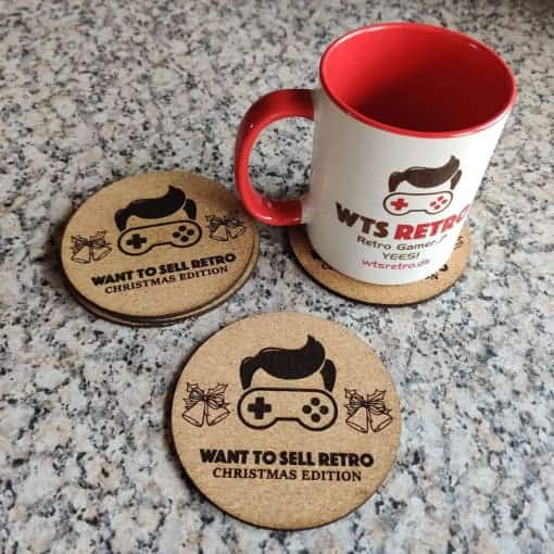 Want To Sell Retro Coaster med logo - Christmas Edition - Image 2